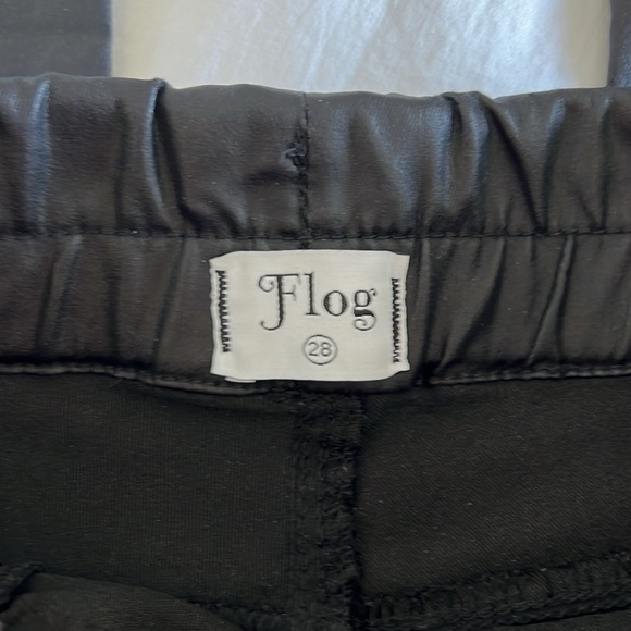 Bevy Flog Shely Black Jogger Pants Size 28 - Picture 5 of 7